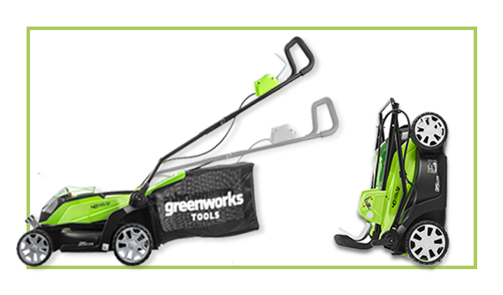Купить  аккумуляторная Greenworks G40LM35, 40V, 35 см, без .