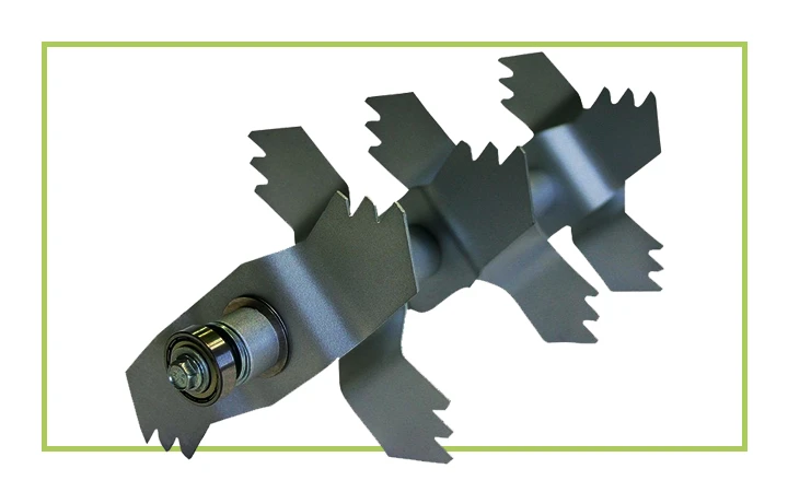 Вал-скарификатор имеет предназначен не только для совершения надрезов для насыщения почвы кислородом