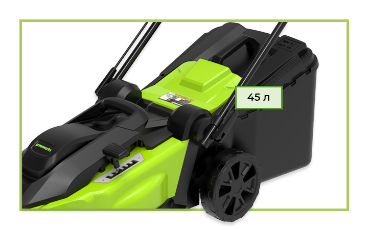 Купить Газонокосилка электрическая Greenworks LM2000, 2000W, 43 см ...