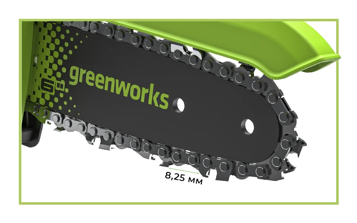 Цепь с шагом 8,25 мм (0,325 Цепь