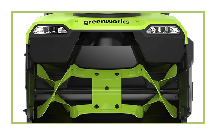 Шнек Оборудован прочным стальным шнеком диаметром 17,8 см, который эффективно захватывает снег