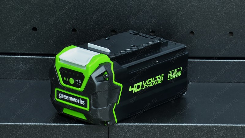 Купить  GreenWorks G40B4, 40V, 4 А.ч - официальный магазин .