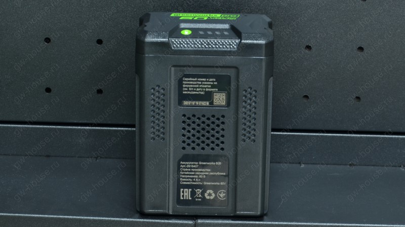 Аккумулятор greenworks g60b4