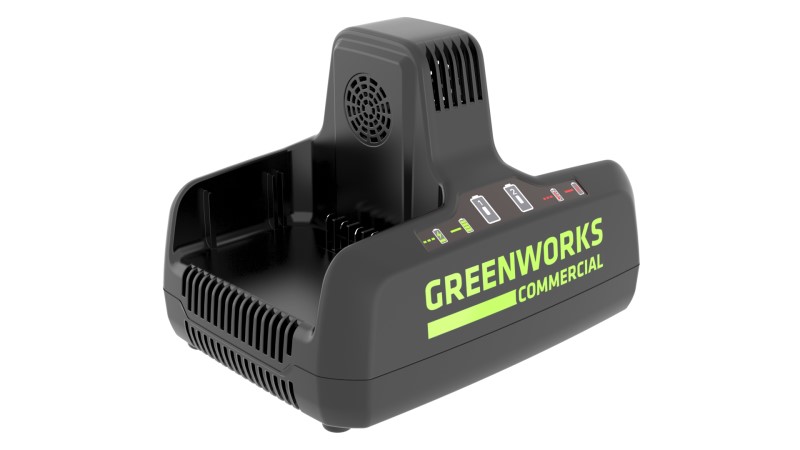  Быстрое зарядное устройство для 2-х аккумуляторов Greenworks G82C2, 82V (0)