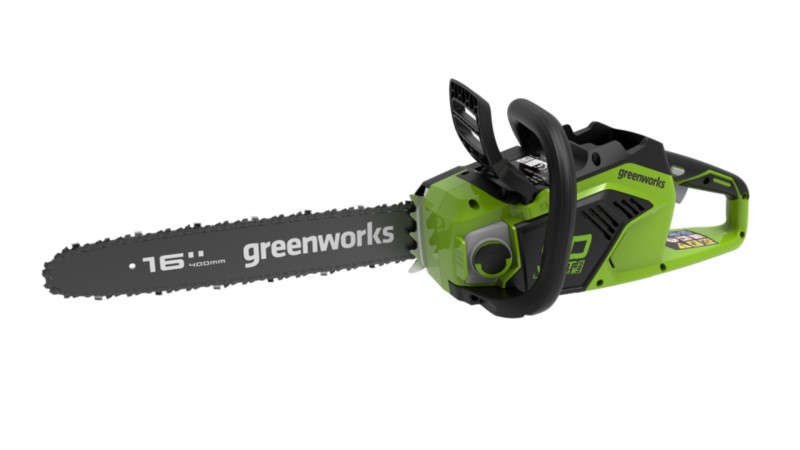  Цепная пила аккумуляторная Greenworks GD40CS18K4, 40V, 40 см, бесщеточная,  до 1,8 КВТ, с АКБ 4АЧ и ЗУ (1)