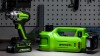  Домкрат автомобильный гидравлический аккумуляторный Greenworks G24JACKK4, 24V, с 1хАКБ 4 Ач и ЗУ (10)