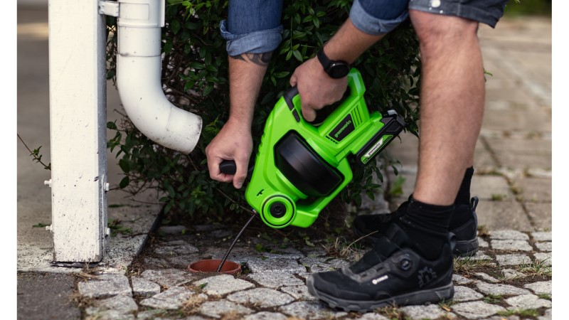 Купить Трос сантехнический аккумуляторный Greenworks, G24DA, 24V, без ...