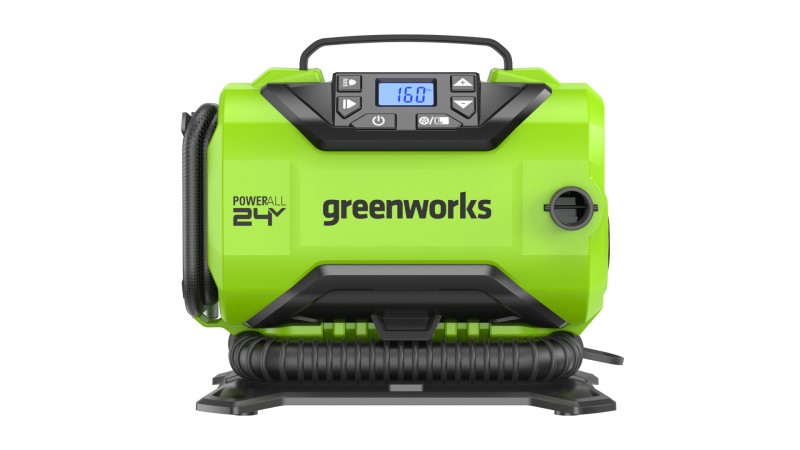  Компрессор автомобильный аккумуляторный Greenworks ACG301, 24V / 12V (от сети автомобиля), без АКБ и ЗУ (1)