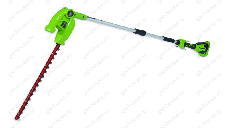 Купить Кусторез штанговый аккумуляторный Greenworks G40PHA, 40V, 51см ...