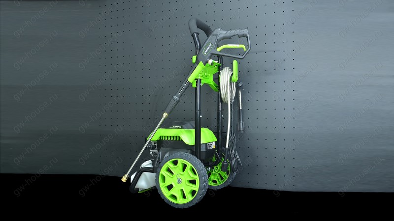 Купить Мойка высокого давления 135 bar, Greenworks GHP2000, 220V, 1800W ...