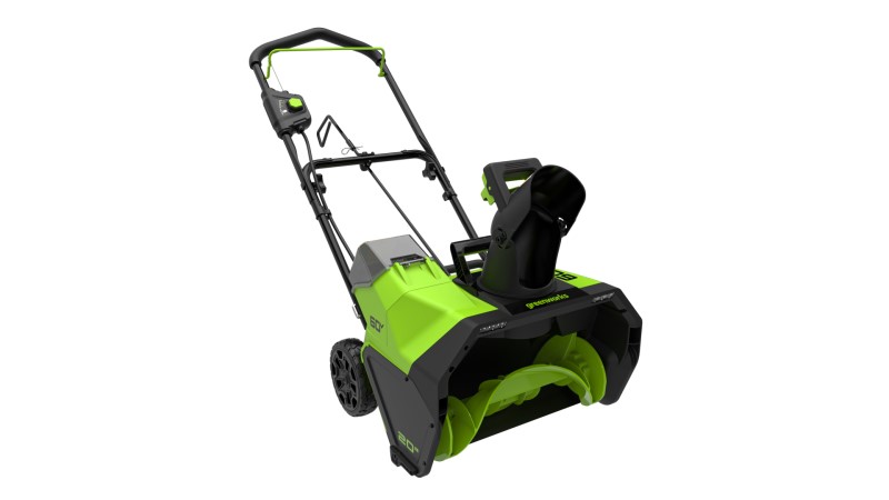 Купить Снегоуборщик аккумуляторный Greenworks GD60PSTK4, 60V, 51 см ...