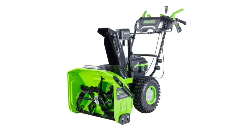 Купить Самоходный снегоуборщик аккумуляторный Greenworks GD82ST56, 82V ...