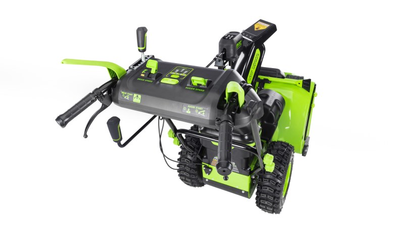 Купить Самоходный снегоуборщик аккумуляторный Greenworks GD82ST56, 82V ...